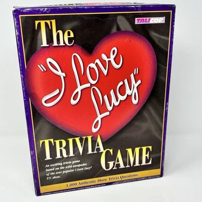 The I Love Lucy Trivia Board Game 1000 Show Questions Talicor 1998 COMPLETE - Image 1 of 4