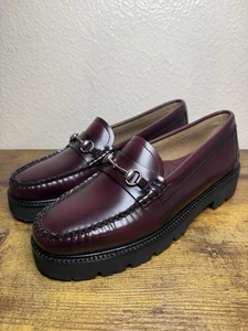 GH Bass Women's Lianna Bit Weejun Oxblood Lugz Platform Loafers Sz 6.5 - Picture 1 of 5