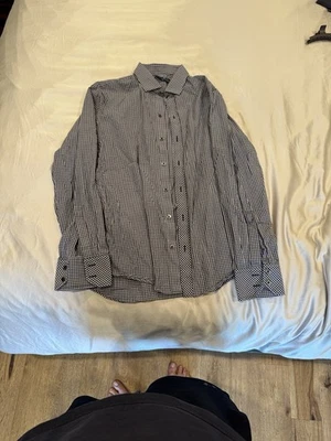 Zachary Prell Black and White Gingham Shirt Men’s Size M - Image 1 of 2