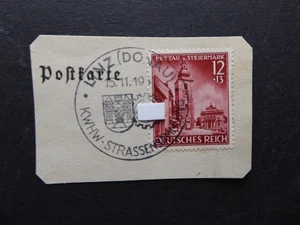 Deutsches Reich  -  Linz (Donau)  "KWHW-Strassensammlung"   Sonderstempel - Bild 1 von 2