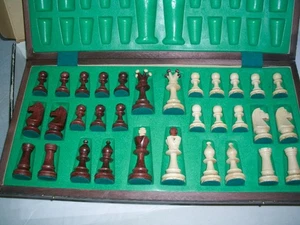Wegiel Chess Set - Consul Chess Pieces and Board - European Quality Wooden Game - Picture 1 of 9