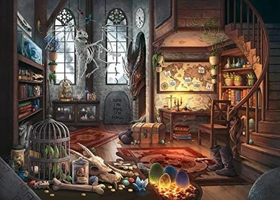Ravensburger Escape Puzzle: Dragon's Laboratory 759 pieces finished size: - Image 1 of 4