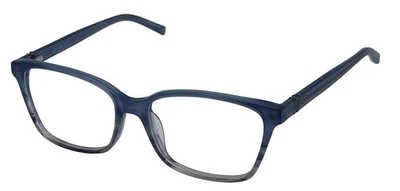 Jones New York Mens Soft Rectangle Blue Plastic Eyewear Frame. J761. 52mm - Image 1 of 4