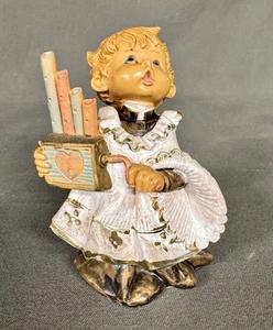 Vintage Fontanini italienische Simonelli Orgel Kurbel Herz Valentinstag Chor ALTARJUNGE - Bild 1 von 10