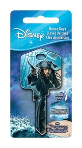Hillman 87638 Brass Capt N Jack Sparrow Style Single Sided Blank Key (Pack of 5) - Picture 1 of 1