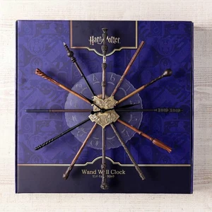 Harry Potter Wand Wall Clock Magical Dokoro Limited Edition w/ Box Rare - Picture 1 of 5