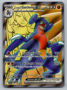 Cynthia's Garchomp ex Pokémon Escarlata y Violeta SVP 204 Arte Completo Promoción Casi Nuevo - Imagen 1 de 2