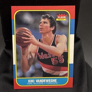 KIKI VANDEWEGHE 1986-87 FLEER BASKETBALL #117 PORTLAND TRAIL BLAZERS - Bild 1 von 6