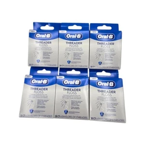 Hilo enhebrador dental Glide Oral-B original NUEVO 30 TOTAL 6 paquetes 5 aparatos ortopédicos cada uno - Imagen 1 de 6