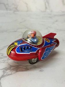 VINTAGE BLECHSPIELZEUG REIBUNGS FLIEGENDES BOOT RAKETE #5 MF-813 CHINA - Bild 1 von 11