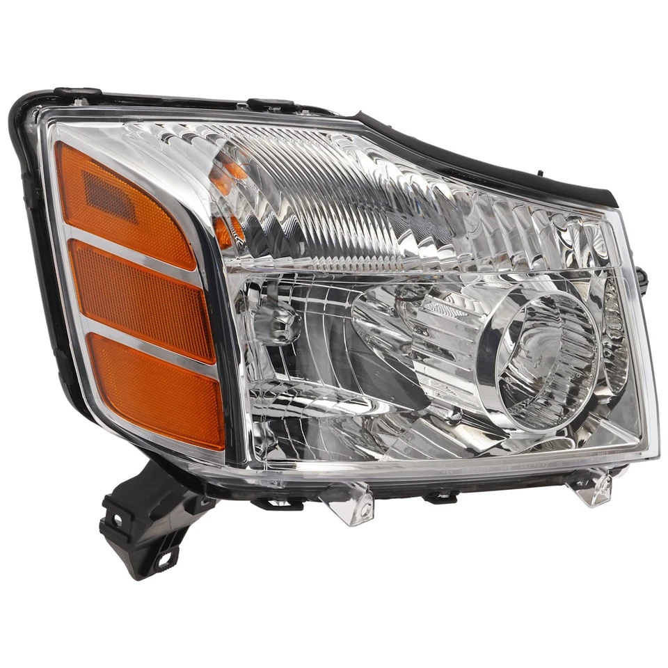 Farol para 2004-2007 Nissan Titan passageiro lateral halogênio com lâmpada(s) - Imagem 1 de 4
