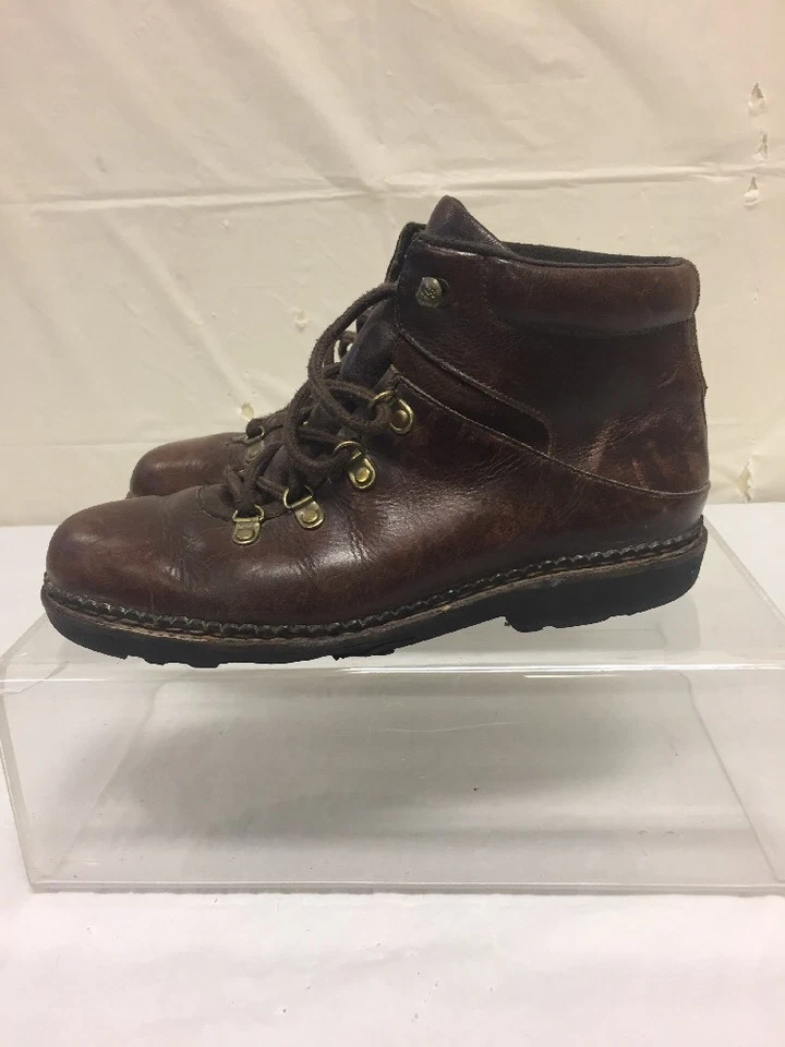 Botas de cuero marrón vintage Bass para hombre talla 6,5 M Foto 1 de 1