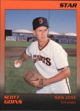 1989 San Jose Giants Star #10 Scott Goins