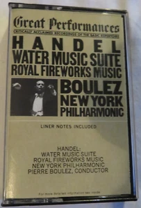 Water Music Suite-Royal Fireworks Music-Handel Great Performances Cassette-1980 - Picture 1 of 6