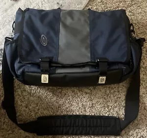 Timbuk2 Borsa Messenger per Computer Portatile Command - Media - Blu/Grigio - Foto 1 di 10
