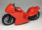 Lego Red SPORT BIKE Motorcycle for Minifigures to Ride
