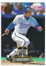 1993 Leaf Heading to the Hall of Fame George Brett Kansas City Royals #7 HOF