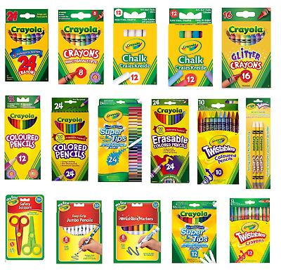 Crayola Crayons Supertips Twistables DryErase Markers Pencils Felt Tip Pen • 2.20£