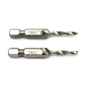 Juegos combinados de brocas y grifos TMAX 2-6 piezas, brocas hexagonales avellanadoras de desbarbado multiuso - Imagen 1 de 12
