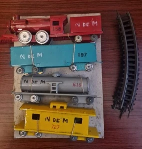 Vintage Tin Plate Train Set - N De M. Mexican National Railway. Possibly Rosko - Picture 1 of 7