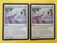 Mtg-magic-lot 2x prolamation renewal/proclamation of rebirth-mint