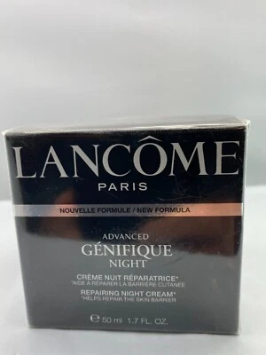 Lancome ~ Advanced Genifique Night ~ Crema de noche reparadora ~ 1,7 oz ~ Nueva en caja Foto 1 de 4