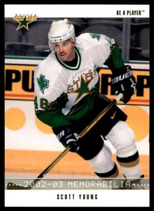 2002-03 Be A Player Memorabilia Scott Young #159