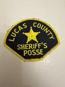 Vintage Sheriff's Posse Lucas County Iowa Cloth Shoulder Patch Obsolete - Picture 1 of 2