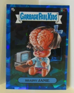 2020 Topps GPK Garbage Pail Kids Sapphire Atomic REFRACTOR Brainy Janie #27a - Picture 1 of 2
