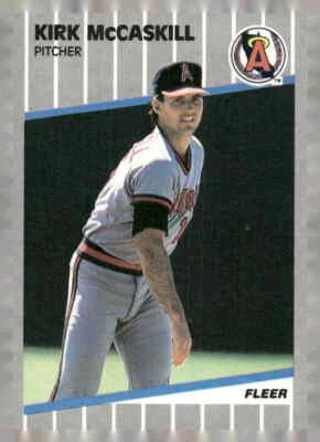 1989 Fleer #483 Kirk McCaskill - Image 1 of 2