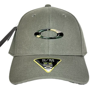 Oakley Tincan Cap S/M Worn Olive w/Graphic Camo Curved Brim Wicking Sweatband - Bild 1 von 12
