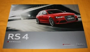 Audi RS4 Avant 2012 B8 Prospekt Brochure Depliant Catalog Folder Prospetto - Bild 1 von 3