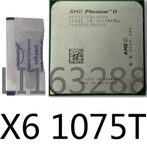 AMD Phenom II X6-1075T AM3 938 pin 125W 3Ghz 6-Core Processor CPU - Picture 1 of 1
