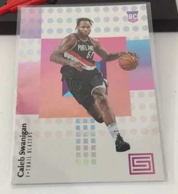 Caleb Swanigan Status Rookie 2018 Panini #146 Portland Trailblazers - Image 1 of 4