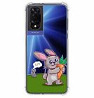 Coque Silicone Transparent pour TCL 505 Design Lapin Dessins