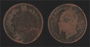 5 CENTESIMI 1862 N NAPOLI - VITTORIO EMANUELE II - Imagen 1 de 1