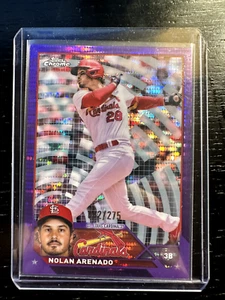 2023 Topps Chrome Purple Sonar - Nolan Arenado #082/275 - Picture 1 of 2
