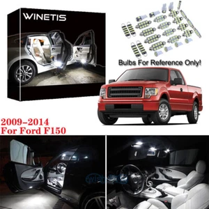 17x Xenon White LED Interior & Exterior Light Bulbs Kit For 2009-2014 Ford F150 - Picture 1 of 12