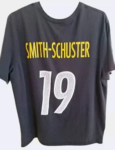 Nike Mens 2XL Shirt Pittsburgh Steelers #19 Smith-Schuster Dry-Fit T-Shirt - Picture 1 of 6