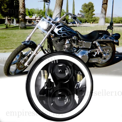 Proyector de faros LED 5 3/4 5,75" para Harley-Davidson Dyna Wide Glide FXDWG Foto 1 de 4