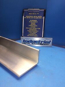 6061 T6 Aluminum Angle 3" x 5" x 6"-Long x 1/4" Thick