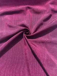 Purple Silk Moire Fabric, Silk Shantung Watermark Fabric By 2 Meters. - Picture 1 of 13