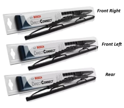 Juego de 3 LIMPIAPARABRISAS 19" Delantero Izquierdo + Derecho y 11" Trasero Jeep Liberty 2002-2007 Foto 1 de 4