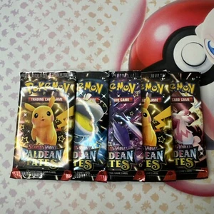 X5 Paldean Fates Booster Packs New/Sealed - TCG - Picture 1 of 4
