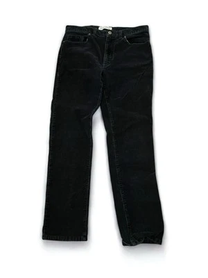 Jos A. Черные мужские вельветовые брюки Bank размер 33/32 100% хлопок плоская передняя часть - Изображение 1 из 4