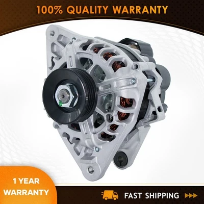 New Alternator for 07-12 Hyundai Elantra 07-09 Kia Spectra Spectra5 10-11 Soul - Imagem 1 de 4