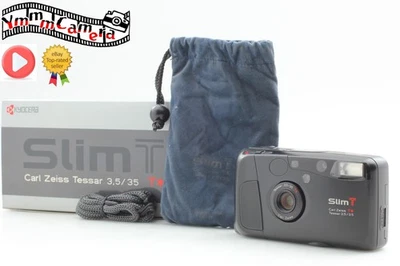 [MINT in Box ] Kyocera Slim T Yashica T4 Point & Shoot Film Camera From JAPAN - Image 1 of 4