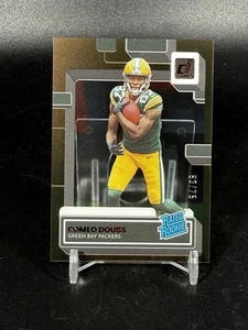 2022 Donruss Clearly #85 Romeo Doubs Rated Rookie RC/75 - Foto 1 di 2