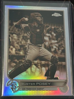 2022 Topps Chrome - Buster Posey #95 Sepia Refractor - Image 1 of 2