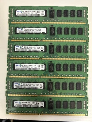 Samsung M393B5273CHO-YH9 24GB (4GB x 6) PC3-10600 DDR3-1333MHz ECC Registered - Image 1 of 2
